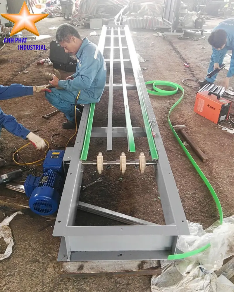 Quy trình triển khai lắp đặt hệ thống băng tải minh bạch, chuyên nghiệp tại Anh Phát Group