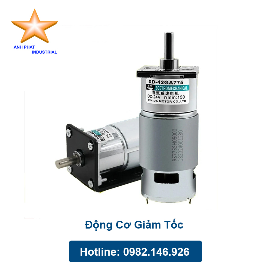 Động Cơ Giảm Tốc Loại Lắp Rời Hàng Chính Hãng