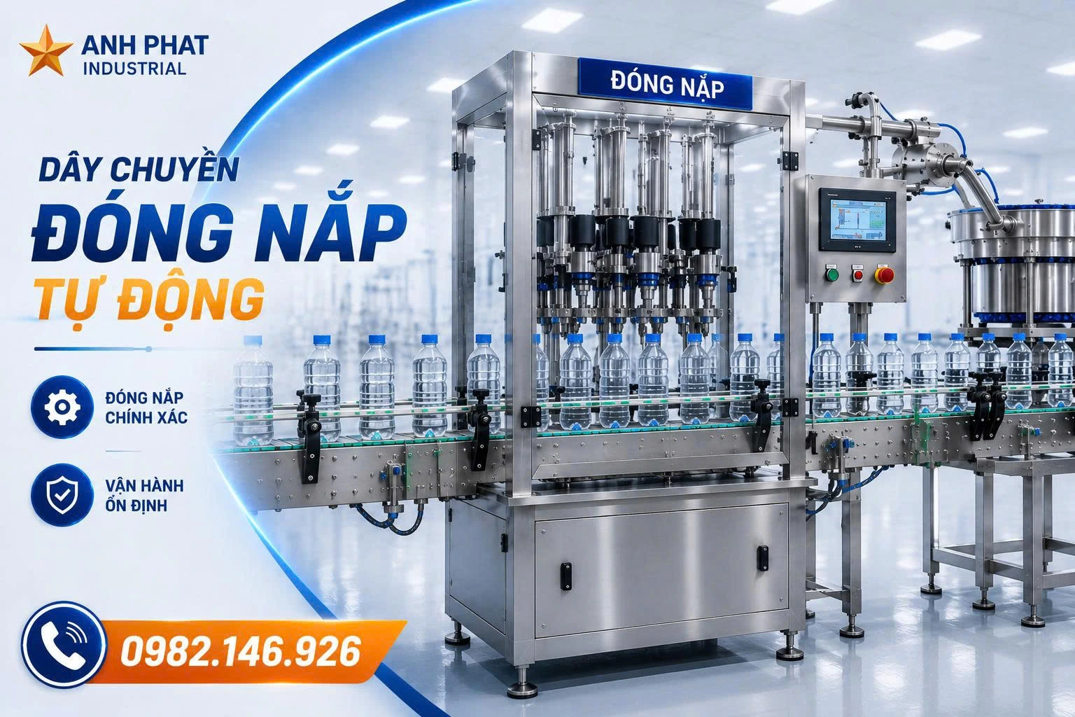 dây chuyền đóng nắp