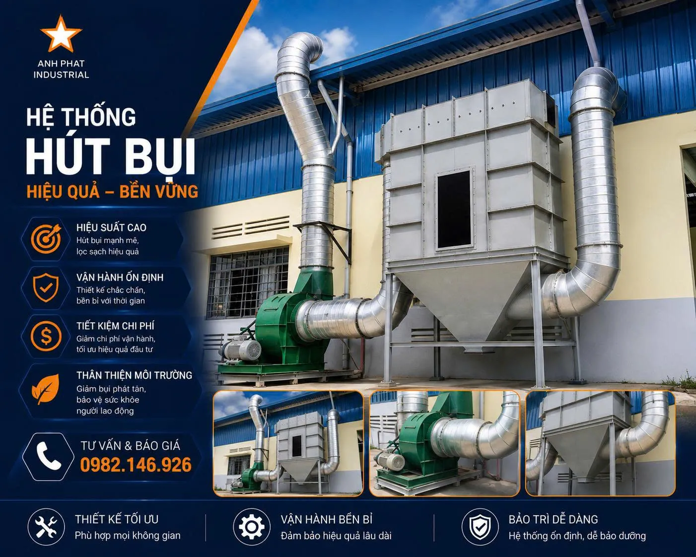 Hệ thống lọc bụi công nghiệp