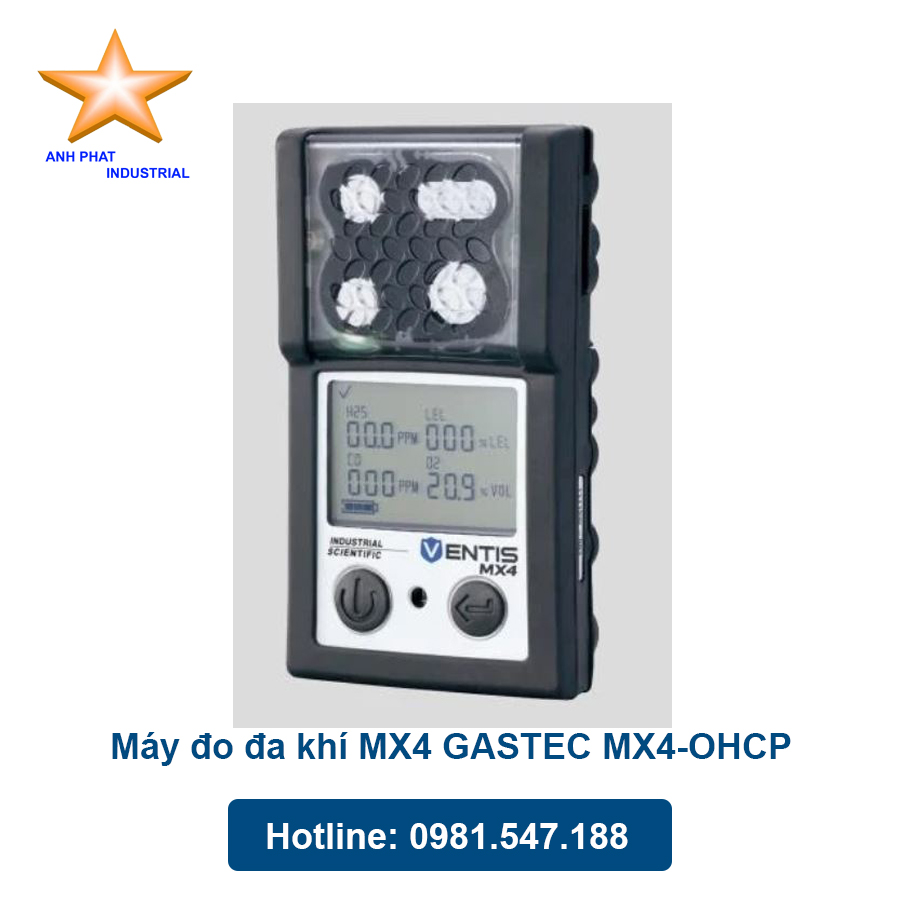 Máy đo đa khí MX4 GASTEC MX4-OHCP
