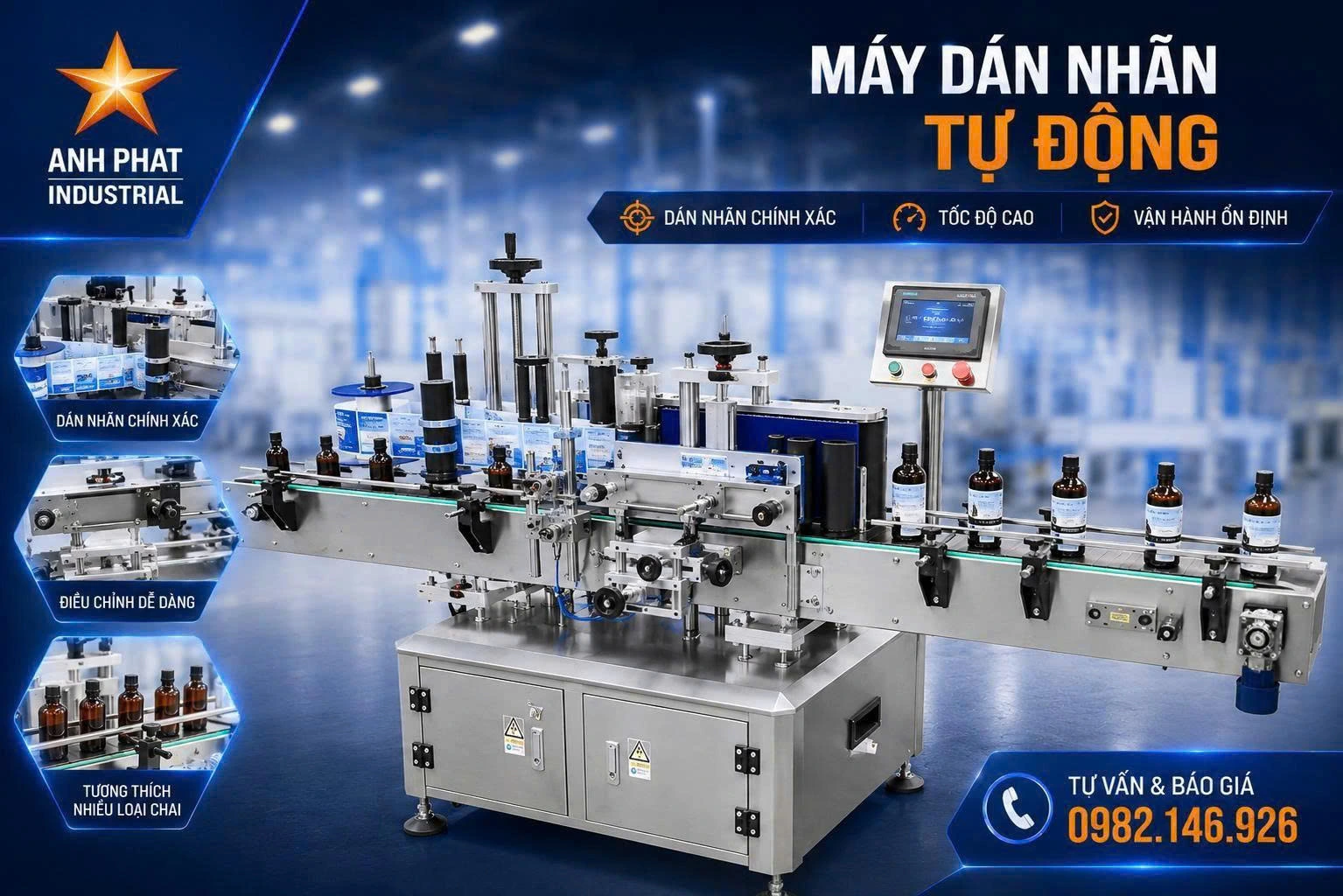 Máy dán nhãn tự động