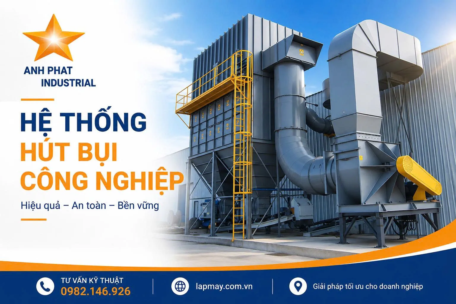 Hệ thống hút bụi nhà máy