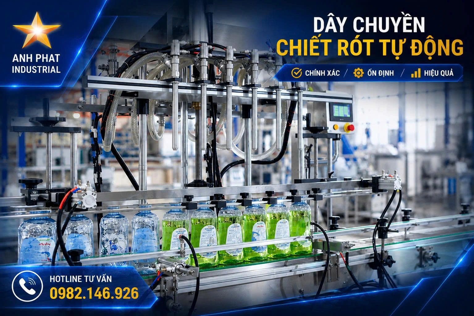 Tư vấn chọn mua dây chuyền chiết rót phù hợp