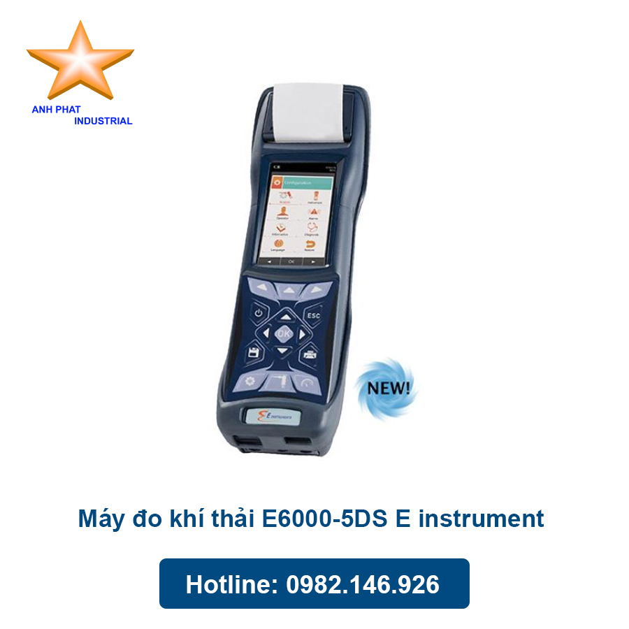 Thiết bị đo khí thải  công nghiệp E6000-5DS E instrument