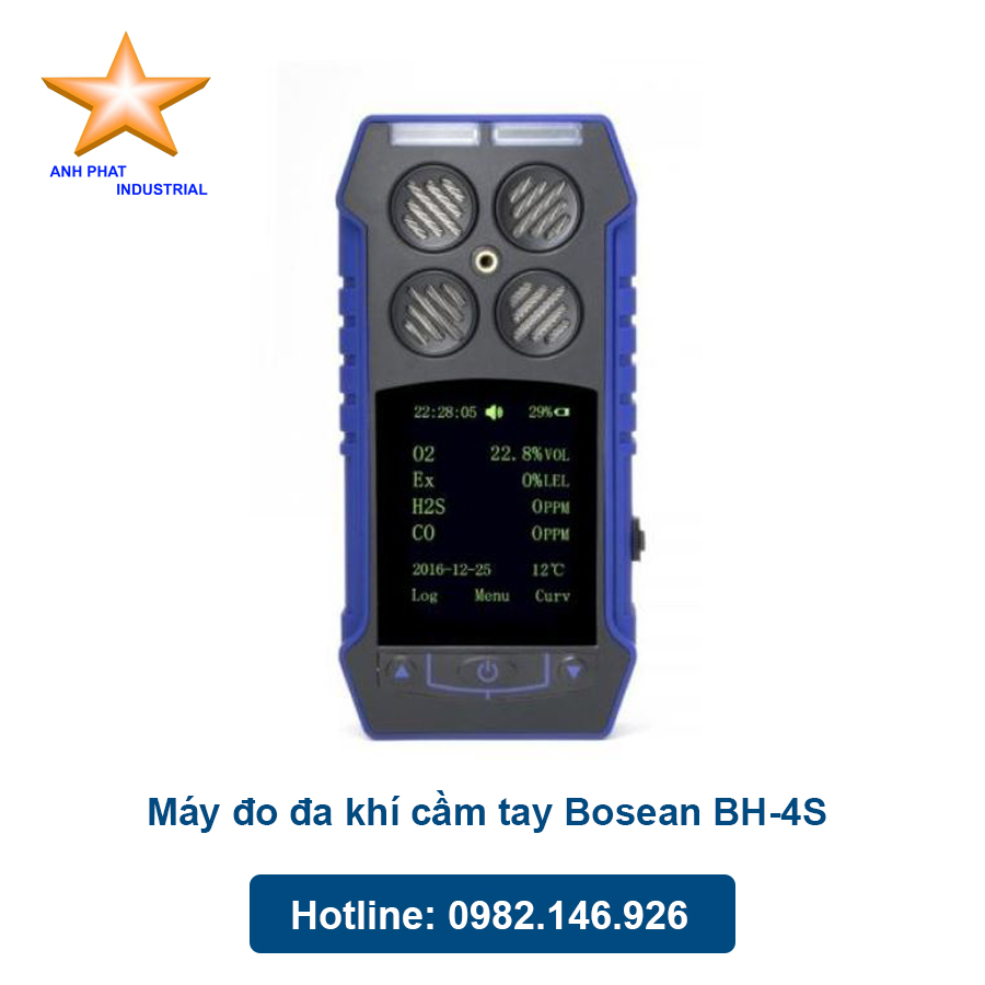 Máy đo đa khí cầm tay Bosean BH-4S