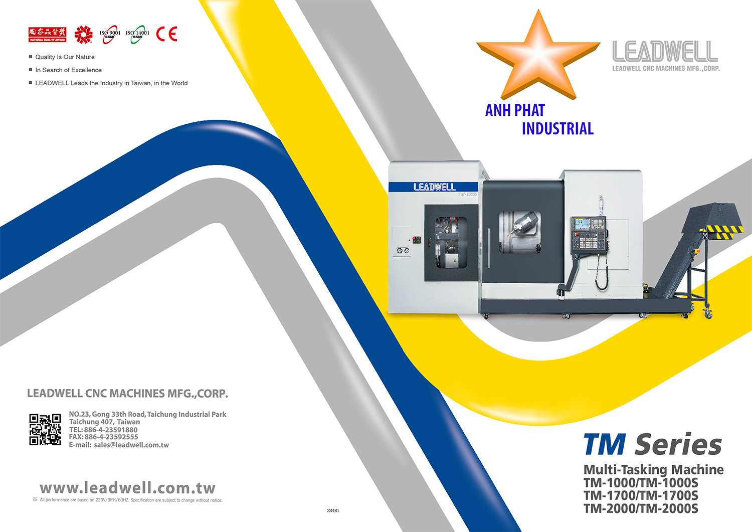 máy tiện CNC leadwell TM-1000