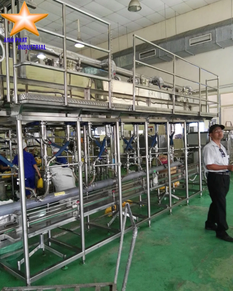 Quy trình triển khai dây chuyền chiết rót của Anh Phát Group