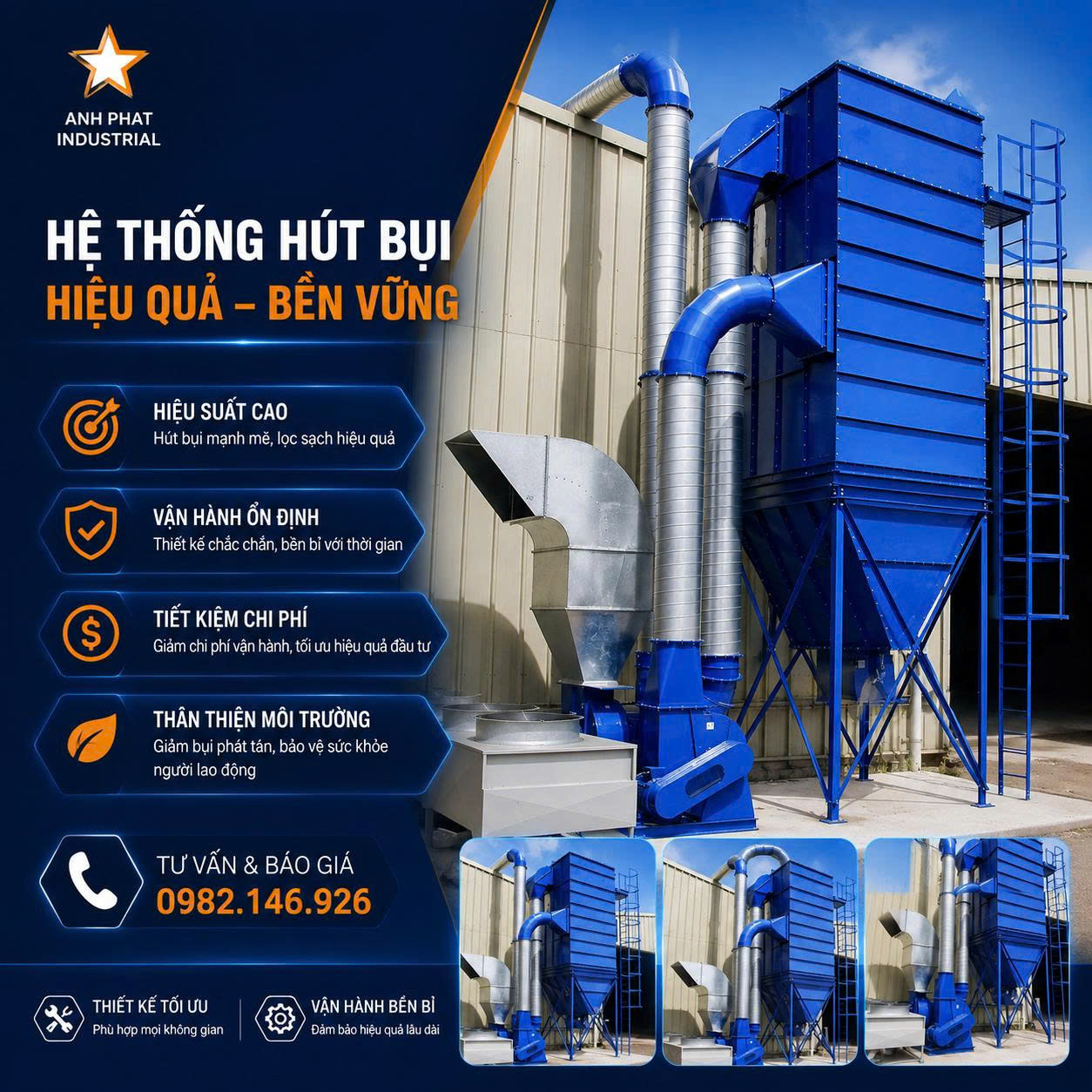 [Báo Giá] Thiết Bị Lọc Bụi Túi Chính Hãng Uy Tín Toàn Quốc