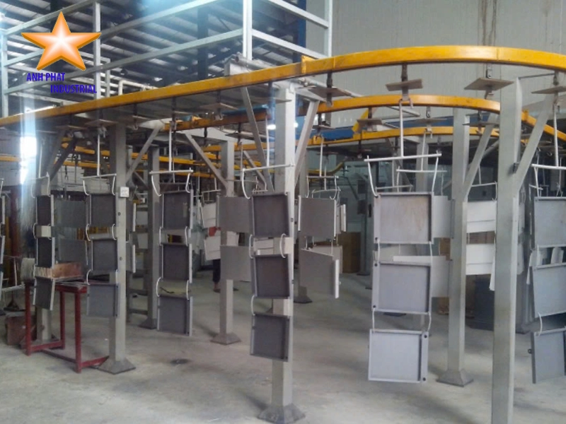 Anh Phát Group cung cấp đa dạng các loại dây chuyền sơn tĩnh điện tự động