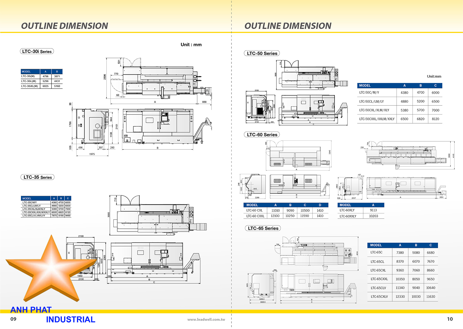 máy tiện CNC LTC-35LY-Leadwell (Đài Loan)
