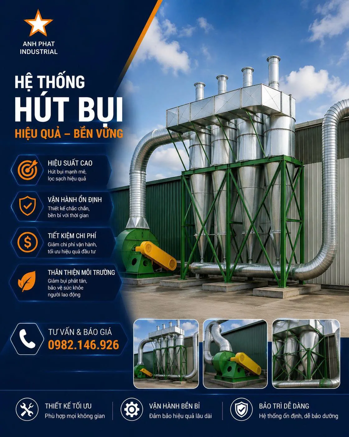 Hệ thống lọc bụi công nghiệp