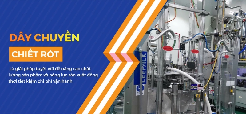 Anh Phát cung cấp dây chuyền chiết rót sản phẩm chất lượng 