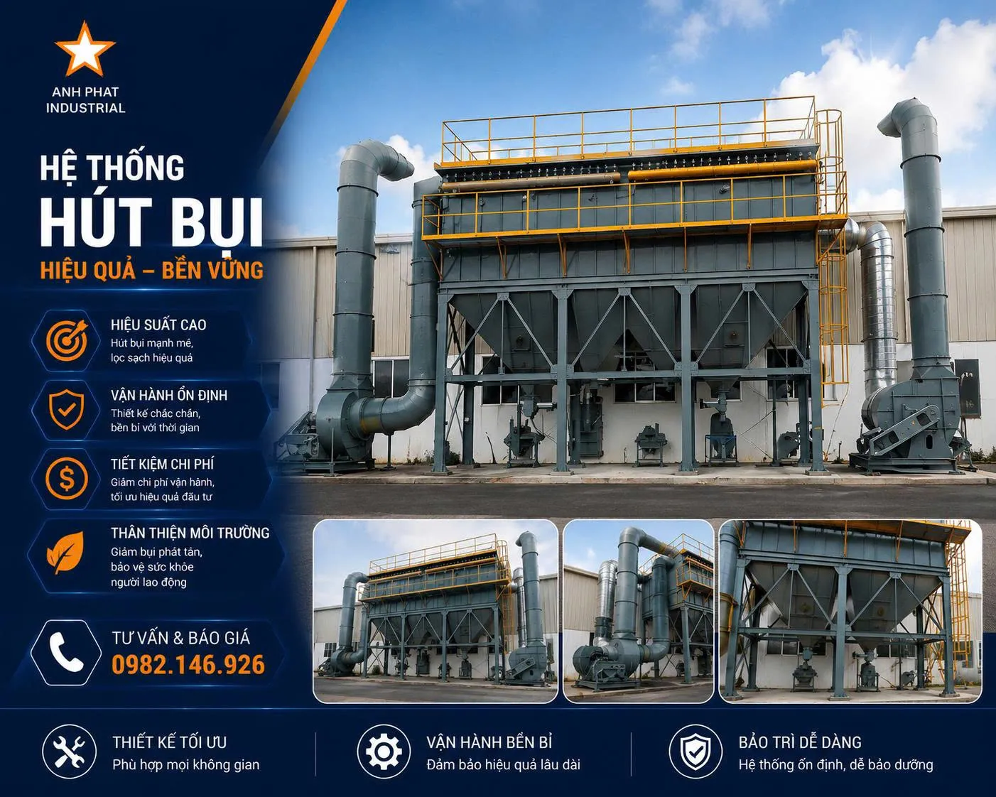 Hệ thống lọc bụi công nghiệp