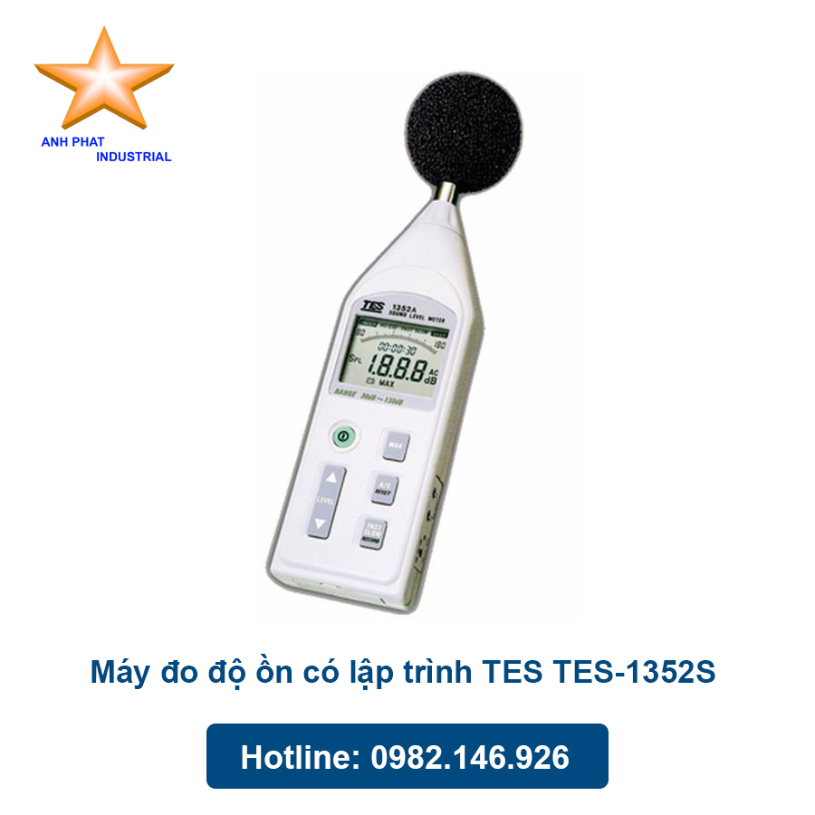 Máy đo tiếng ồn -  cường độ âm thanh có lập trình TES-1352S